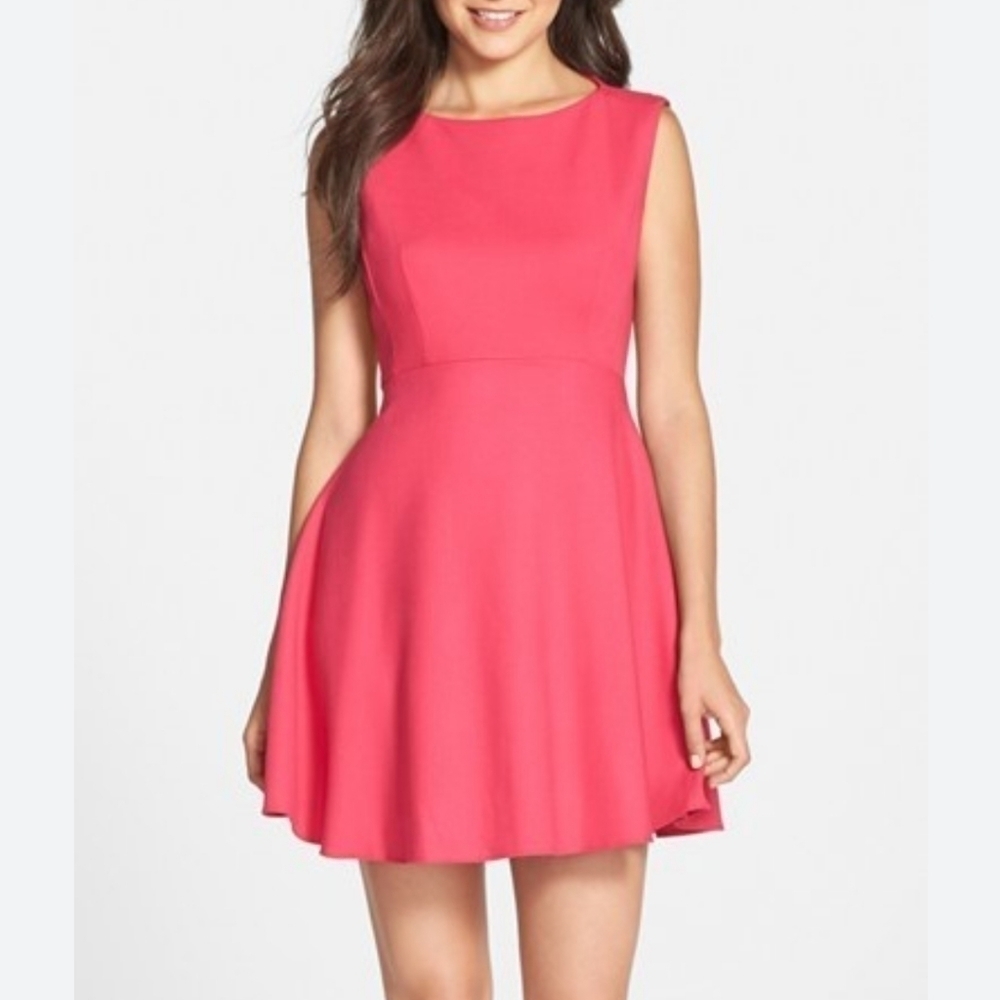 French Connection Womens French Connection Feather Ruth Fit Flare Dress sz 10